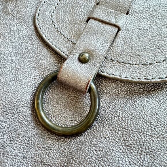 Stuart Weitzman Leather Medium Hobo Shoulder Bag - Picture 3 of 7